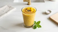 Proteinowy koktajl z mango i skyrem – gęsty, kremowy i gotowy w 5 minut