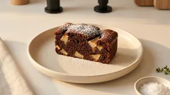 Wilgotne ciasto czekoladowe z jabłkami – proste, mieszane w misce i zawsze się udaje