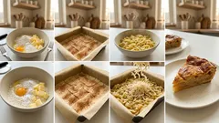 Szarlotka na ciepło z lodami – kruche ciasto i kwaśne jabłka, które trzymają formę