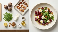 Sałatka z pieczonym burakiem i kozim serem — prosta, a wygląda jak z bistro