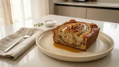 Fit chlebek bananowy bez cukru: wilgotna keksówka z mąki orkiszowej